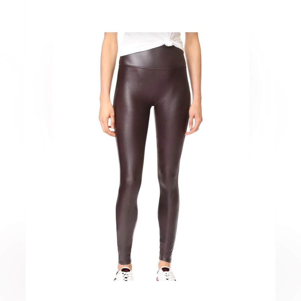𝐒𝐏𝐀𝐍𝐗 Rich Burgundy Leggings